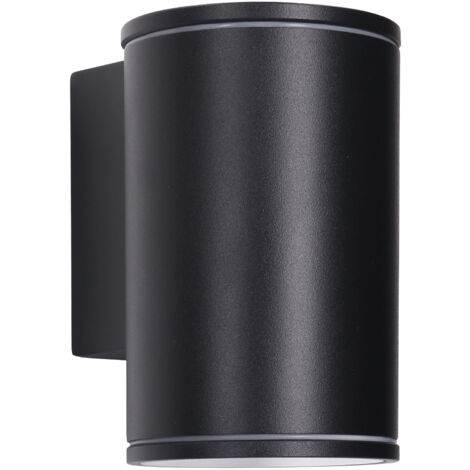 wandleuchte ip54 orion single emission led 5.6w 3000k schwarz 527lm