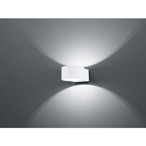 Wandleuchte Lacapo White Led Doppelemission nach oben und unten Trio-Beleuchtung
