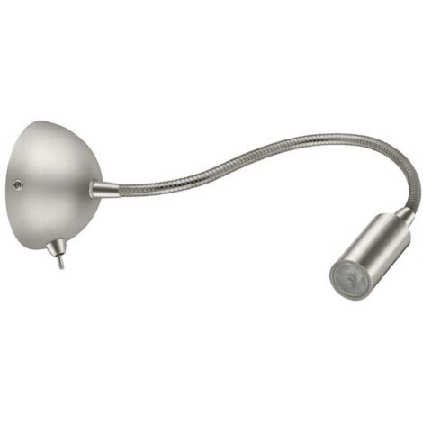 Wandleuchte Lesertilt Olvas Led Smd 3w 240lm Cri80 3000k 35º Satin-Nickel