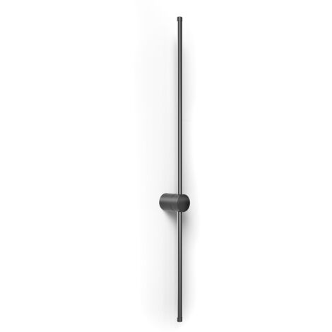 Wandleuchte - Metallstange - LED 100cm - Hernel Schwarz