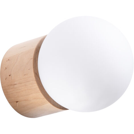 Wandleuchte Mystic 1 G9 Naturholz Lumilo 11.219.92