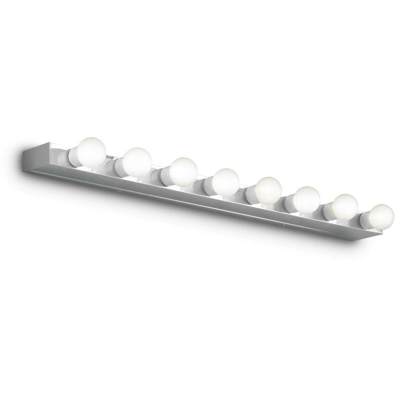 Ideal Lux Lighting - Ideal Lux Prive' - 8 Licht Innen groß über Spiegel Wandleuchte Chrom, E14