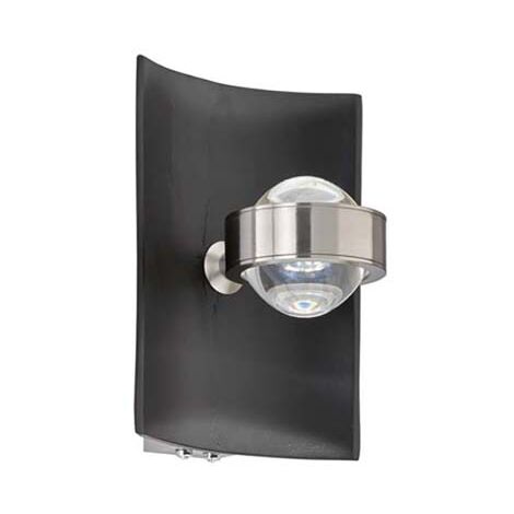 Wandleuchte Schlafzimmerleuchte LED RGB Farbwechsler Dimmbar Schwarz Metall