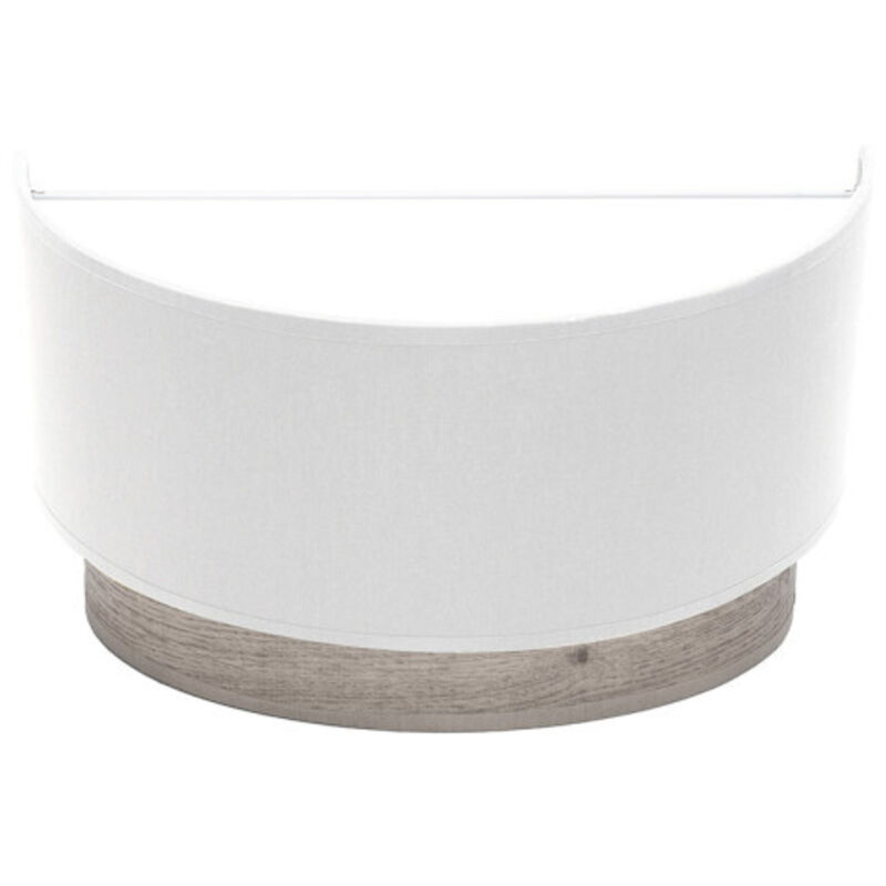 Wandleuchte tatiana 1xe27 weiß-holz grau 17x30x15 cm