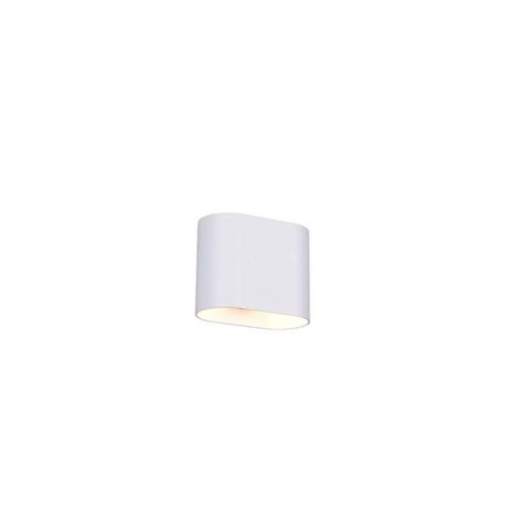 Wandleuchte Wandlampe Flurleuchte Metall weiß G9 up and down L 8 cm