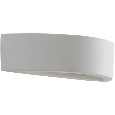 Wandleuchte, Wandlampe Innen "Konstantin" aus Gips/Ton für Wohnzimmer & Esszimmer von Lindby