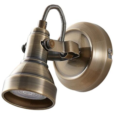 Wandleuchte, Wandlampe Innen "Perseas" aus Metall für Wohnzimmer & Esszimmer von Lindby