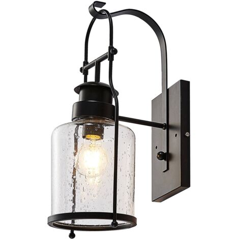 Wandleuchte, Wandlampe Innen "Rozalie" aus Metall für Flur & Treppenhaus von Lindby