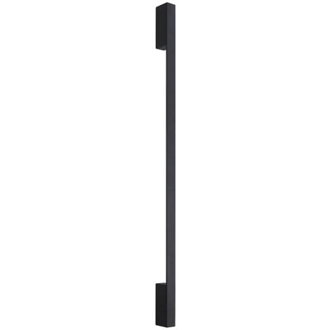 Wandleuchte Wandlampe Schwarz LED Wohnzimmerlampe Flurleuchte H 120cm 20W 4000K
