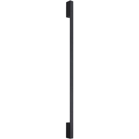 Wandleuchte Wandlampe Wohnzimmerlampe Schwarz LED Flurleuchte H 150cm 25W 4000K