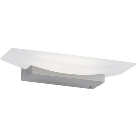 Wandleuchte Wandstrahler Metall Schwarz Dimmbar LED B 30 cm Flurleuchte