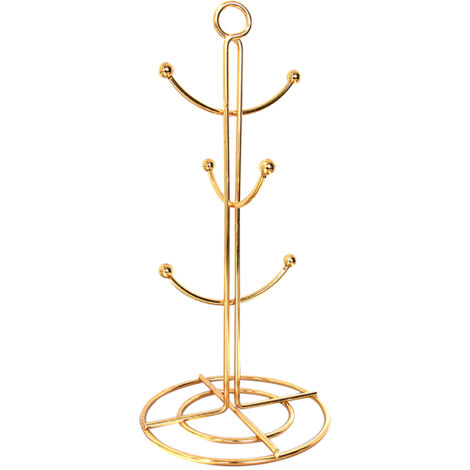 Wandmontierter Becherhalter aus Eisen, Küchenaufbewahrung, Wanddekoration, Becherregal, Tassenablage, Küchenaccessoire, Haushaltsorganisation.