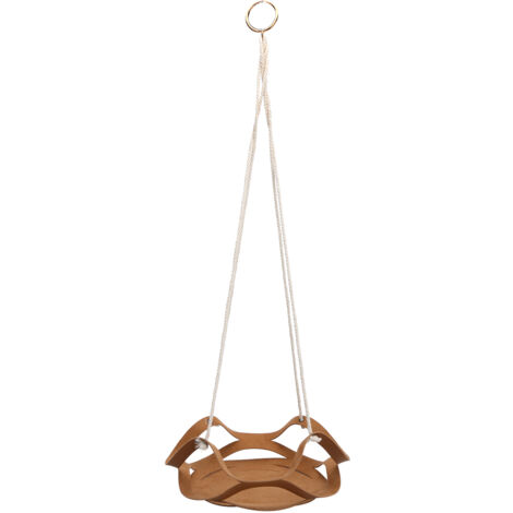 Wandmontierter Blumentopfhalter aus PU-Leder – Hängender Sukkulentenkorb – Braune Wohnaccessoires L