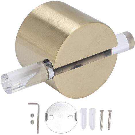 Wandmontierter Duschhandtuchhaken aus Edelstahl 304, 143 g, inklusive Montageset
