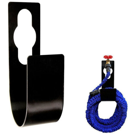 Wandmontierter Gartenschlauchhalter aus Edelstahl, robuste Gartenschlauchhalterung für den Außenbereich, Schlauchaufbewahrungshaken aus Metall.