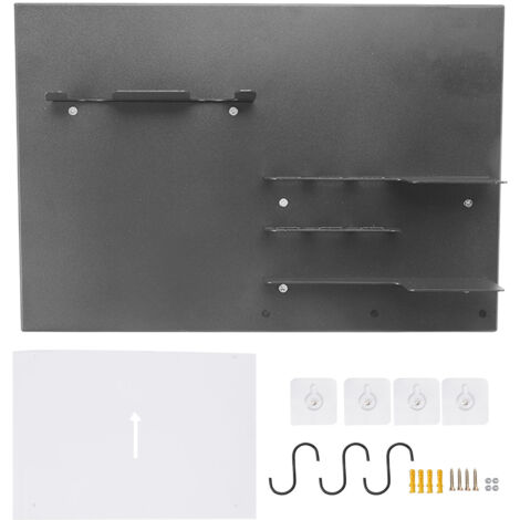 Wandmontierter Kaffeefilterhalter für Kaffeezubehör, Schmiedeeisen, grau, Siebträgerhalterung, platzsparender Organizer