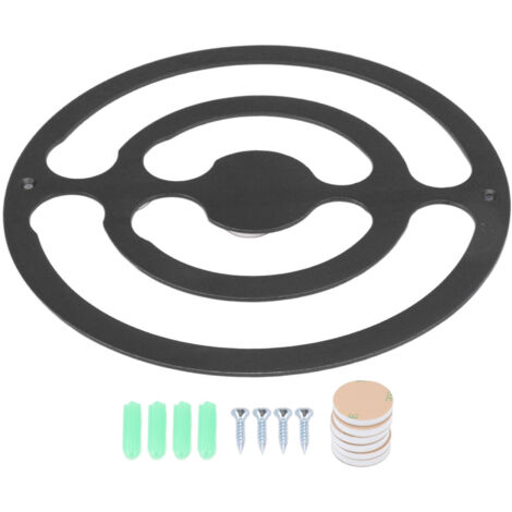 Wandmontierter Kaffeekapselhalter aus Aluminiumlegierung – Platzsparender Kaffeekapsel-Organizer mit Kleberückseite – Schwarz