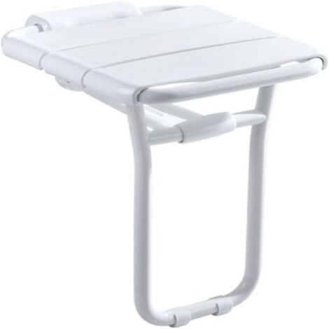 Wandmontierter, klappbarer Duschhocker, ABS-Wandhocker, Klapphocker für Senioren/Menschen mit Behinderung, rutschfester Sitzhocker mit Beinen, maximale Tragkraft 150 kg