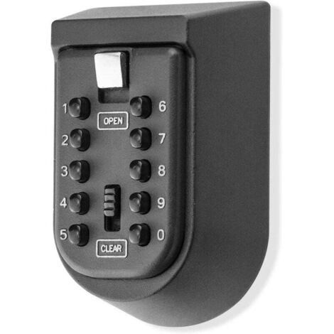 Wandmontierter Safe für den Außenbereich, Aufbewahrungsbox für den Außenbereich mit Druckknopf und Gummiabdeckung für die Vordertür, Seniorentor,