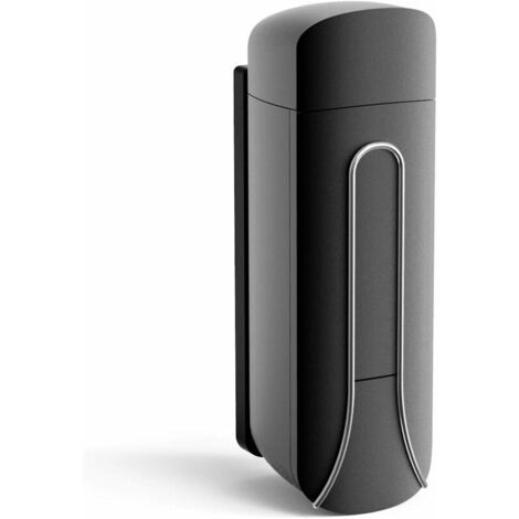 ROSEMARY Wandmontierter Seifenspender, 350 ml, Badezimmer, Duschgel, Wäscheseifenspender, Plastikflasche, für Küche, Hotel, Zuhause, Schwarz