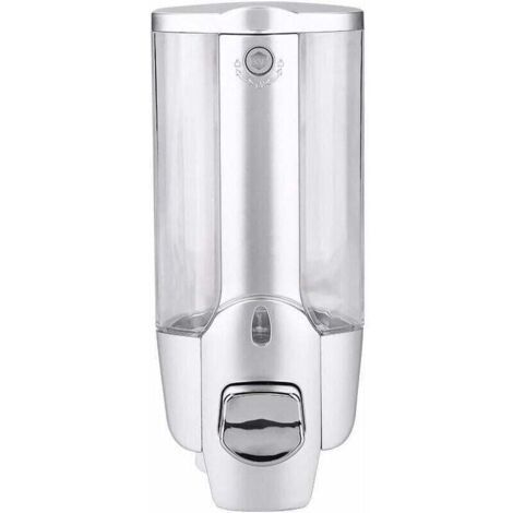 Wandmontierter Seifenspender für Badezimmer und Dusche, XU, Flüssigseifenspender-Packung (350 ml) - KZQ