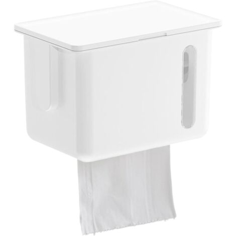 Wandmontierter Taschentuchboxhalter  Bohrfreie Wandmontage für Taschentücher – Wasserdichter Aufbewahrungsorganizer für Küche, Haushalt und Wohnmobil