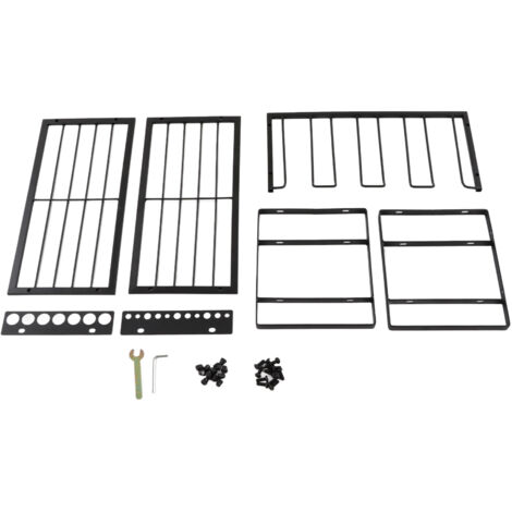 Wandmontierter Werkzeughalter für die Garage – Aufbewahrungsregal für Elektrowerkzeuge und Akkus – Tragkraft 50 kg – Verzinkte Aluminiumlegierung – EasyFix