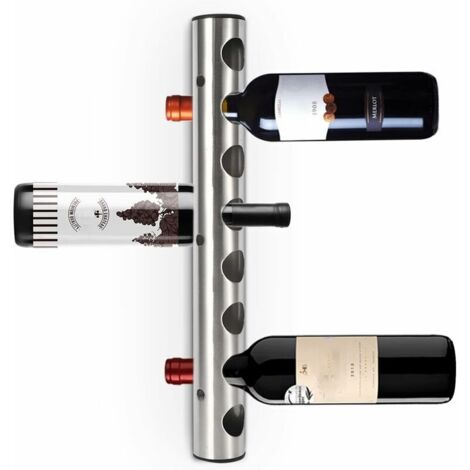 Wandmontiertes Weinregal, Flaschenhalter für 8 Flaschen, für Küche, Restaurant, Zuhause, Bar, 42 cm