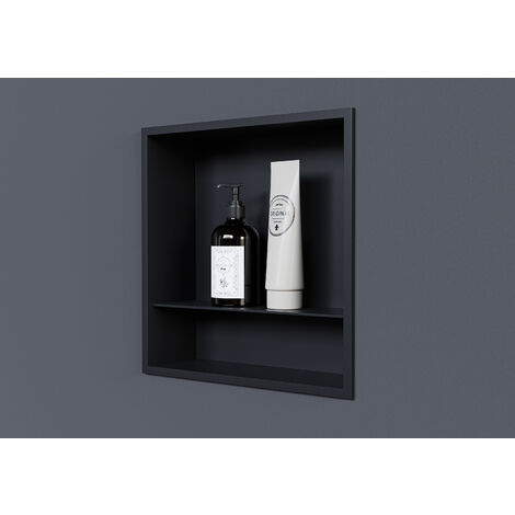 Wandnische Bernstein NT303010X Edelstahl 30x30x10cm mit Ablagefach Weiß