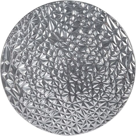 Wandobjekt MOSCAVIDE Metall 60 cm Silber