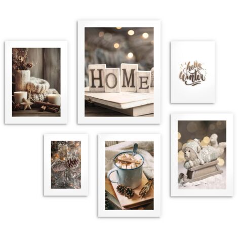Wandposter fürs Wohnzimmer XXL Urlaubsbilder Poster-Set fürs Schlafzimmer