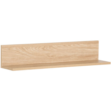 Wandregal 80cm breit in Eiche hell Nb., EDEN-80