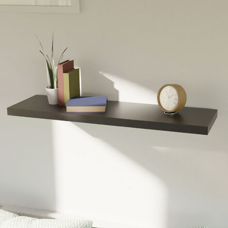 Wandregal / Hängeregal 100cm -DWR107-Schwarz-var