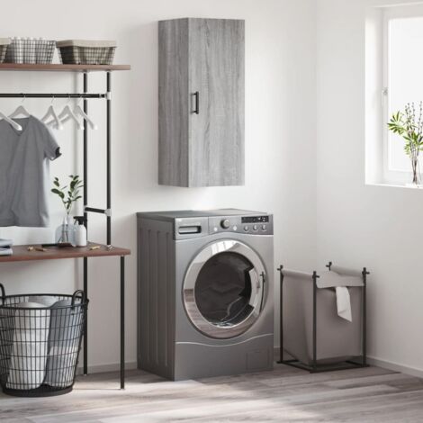Wandregal Sonoma Grau 34,5x34x90 cm