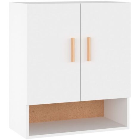 Wandregal Weiß 60x31x70 cm Ingenieurholz
