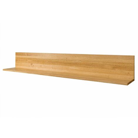 Wandregal Wildeiche 170x22x24 natur geölt KENT 113 - natur