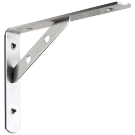 Wandregalhalterungen, 90-Grad-Dreieck-Wandregalhalterungen aus Edelstahl, 2 Stück, 15 cm