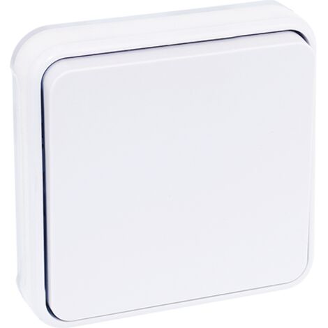 Wandschalter für Wechselschaltung 10A IP55 - OXXO Weiß