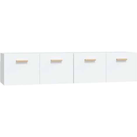 Wandschränke 2 Stk. Weiß 80x35x36,5 cm Holzwerkstoff vidaXL