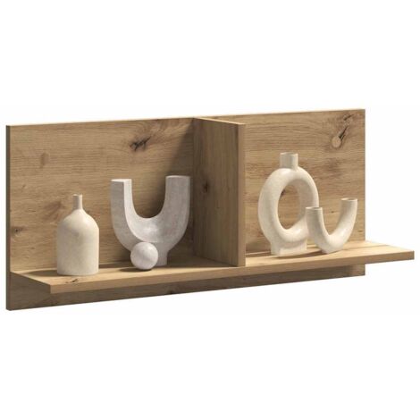 Wandschrank 70x16,5x30 cm Artisan-Eiche Holzwerkstoff vidaXL