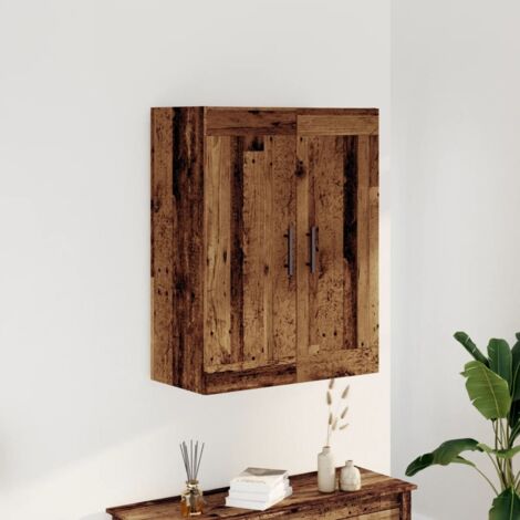 Wandschrank Altholz-Optik 69,5x34x90 cm Holzwerkstoff vidaXL