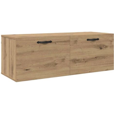 Wandschrank Artisan-Eiche 100 x 36,5 x 35 cm Holzwerkstoff vidaXL