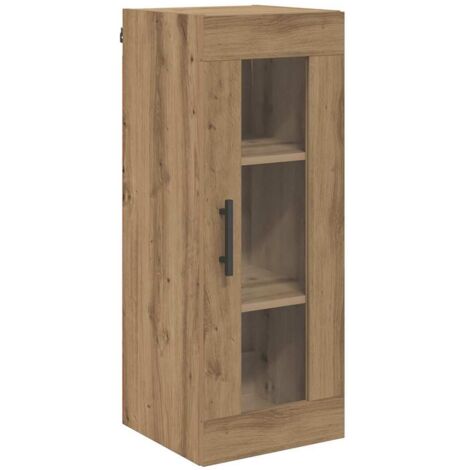Wandschrank Artisan-Eiche 34,5 x 34 x 90 cm vidaXL