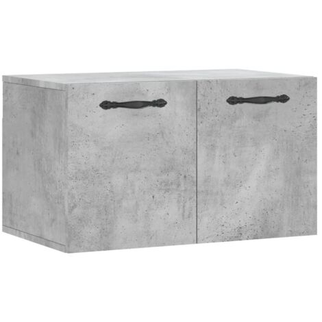 Wandschrank Betongrau 60x36,5x35 cm Holzwerkstoff vidaXL