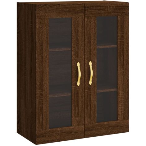 Wandschrank Braun Eichen-Optik 69,5x34x90 cm vidaXL