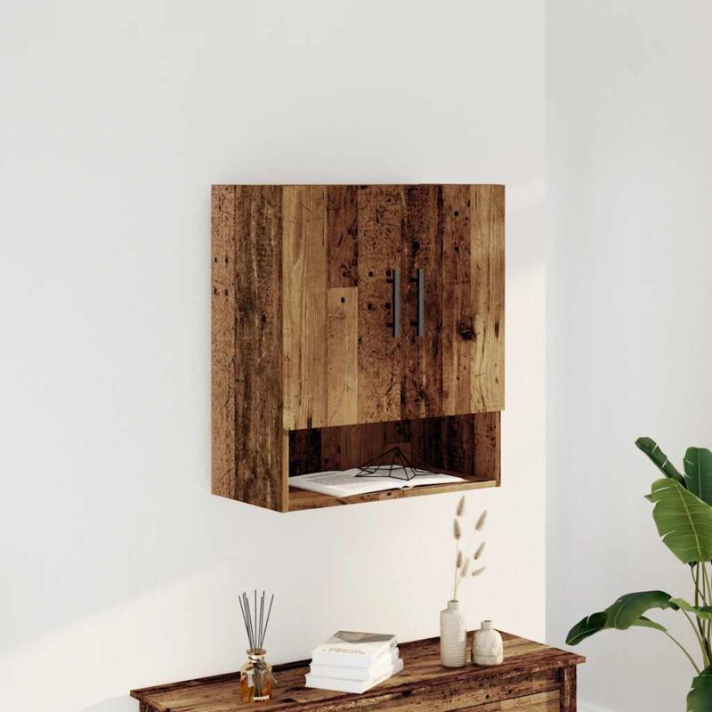 Wandschrank Altholz-optik 60x31x70 Cm Holzwerkstoff Vidaxl