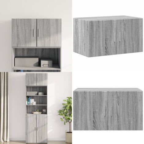 Wandschrank Grau Sonoma 70x42,5x40 cm Holzwerkstoff - Wandregal - Hängeschrank - Regal - Stauraum - Wohnzimmer Dekoration - Home & Living