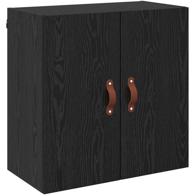 Wandschrank Schwarze Eiche 60 X 31 X 60 Cm Holzwerkstoff Vidaxl