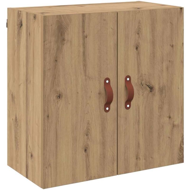 Wandschrank Eiche Handwerklich 60 X 31 X 60 Cm Holzwerkstoff Vidaxl