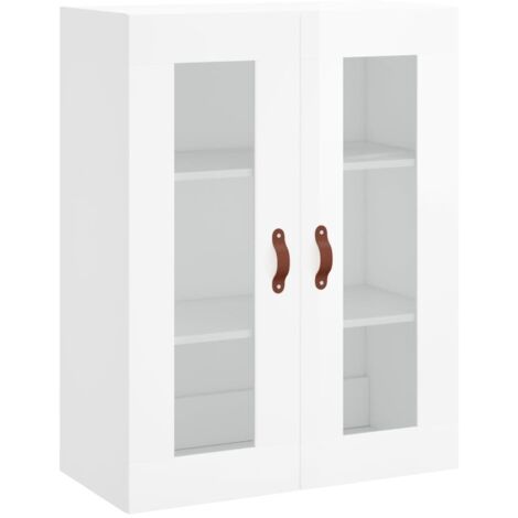 Wandschrank Hochglanz-Weiß 69,5x34x90 cm vidaXL